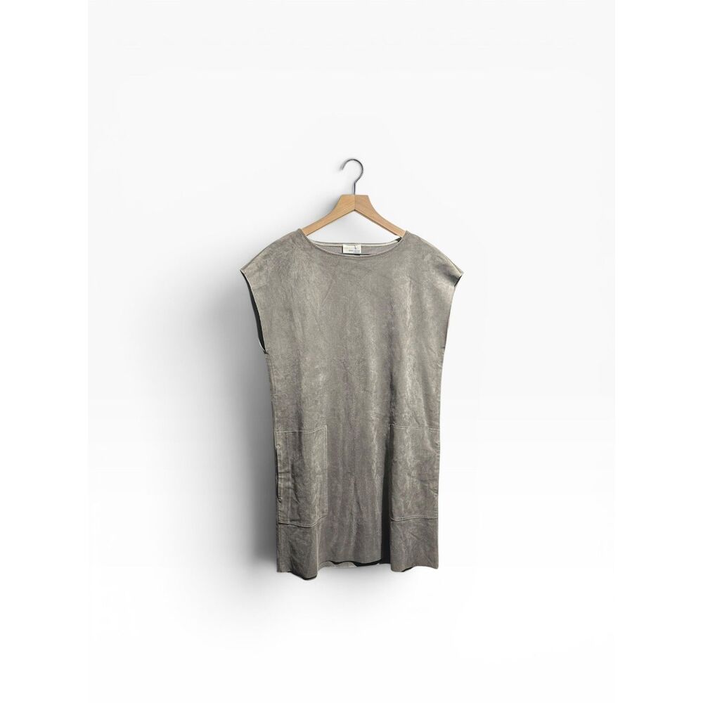 Wilfred Free Shift Dress Women's Small Brown Silo Cyberpunk Minimalistic Austere